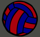 Dibujo Pelota de voleibol pintado por eduard