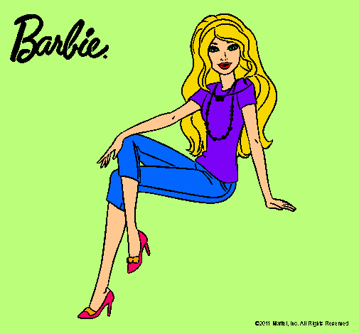 Dibujo Barbie moderna pintado por Nadia15