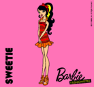 Dibujo Barbie Fashionista 6 pintado por esrefy