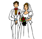 Dibujo Marido y mujer III pintado por marizol   