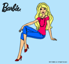 Dibujo Barbie moderna pintado por 4455