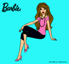 Dibujo Barbie moderna pintado por guapetonasa