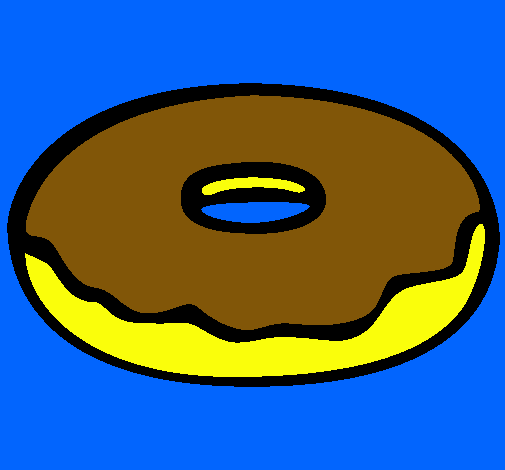 Dibujo Donuts pintado por kike