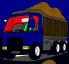 Dibujo Camión de carga pintado por codigolyok