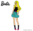 Dibujo Barbie veraniega pintado por pelirroja