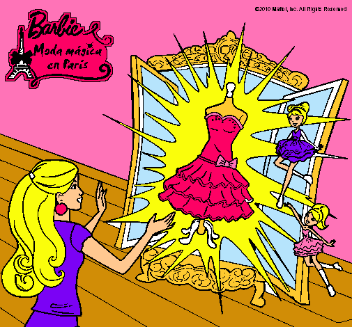 El vestido mágico de Barbie