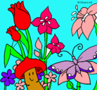 Dibujo Fauna y flora pintado por miliagata