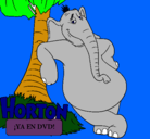 Dibujo Horton pintado por horton