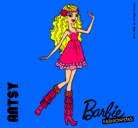 Dibujo Barbie Fashionista 1 pintado por desireth