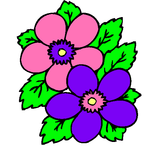 Dibujo de Flores pintado por Coloridas en  el día 26-03-11 a las  21:52:56. Imprime, pinta o colorea tus propios dibujos!