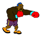 Dibujo Boxeador pintado por angelikooo