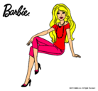 Dibujo Barbie moderna pintado por estebani