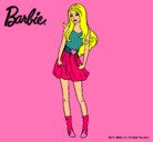 Dibujo Barbie veraniega pintado por blanky