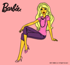 Dibujo Barbie moderna pintado por naima