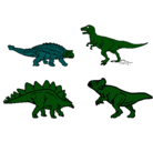 Dibujo Dinosaurios de tierra pintado por antonio01