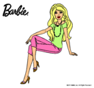 Dibujo Barbie moderna pintado por agela