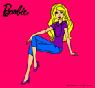 Dibujo Barbie moderna pintado por dayami