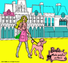 Dibujo Barbie y su perrita pintado por athenealm