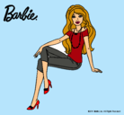 Dibujo Barbie moderna pintado por jhaque