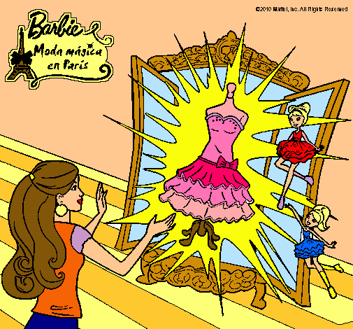 El vestido mágico de Barbie