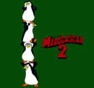 Dibujo Madagascar 2 Pingüinos pintado por ACOIDAN