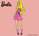 Dibujo Barbie veraniega pintado por enola