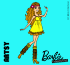 Dibujo Barbie Fashionista 1 pintado por anace