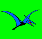 Dibujo Pterodáctilo pintado por isikan