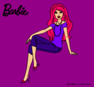 Dibujo Barbie moderna pintado por rronsipop