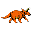 Dibujo Triceratops pintado por hyuj