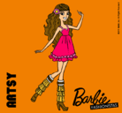 Dibujo Barbie Fashionista 1 pintado por patry1234