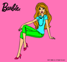 Dibujo Barbie moderna pintado por 444444444444