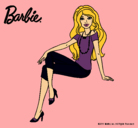 Dibujo Barbie moderna pintado por enola