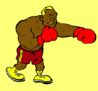 Dibujo Boxeador pintado por 1234567890
