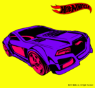 Dibujo Hot Wheels 5 pintado por carro