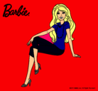 Dibujo Barbie moderna pintado por maka