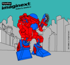 Dibujo Imaginext 4 pintado por ale10