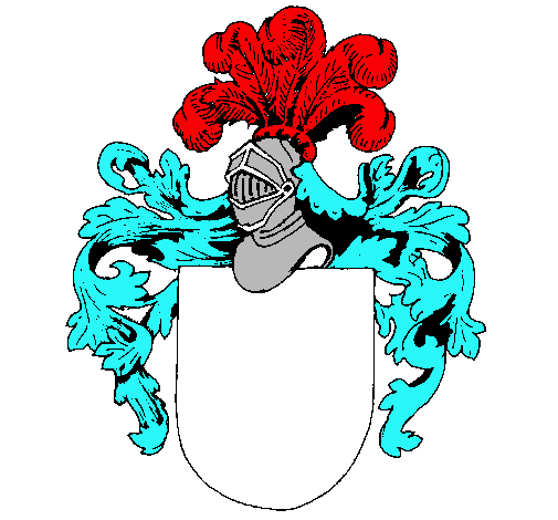 Escudo de armas y casco