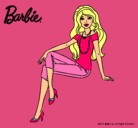 Dibujo Barbie moderna pintado por miliagata