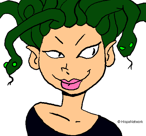 Mujer medusa