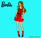 Dibujo Barbie veraniega pintado por sarafashonGlam
