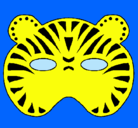 Dibujo Tigre pintado por juanda