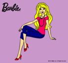 Dibujo Barbie moderna pintado por caty10