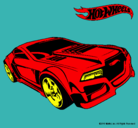 Dibujo Hot Wheels 5 pintado por mustang