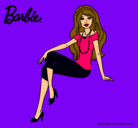 Dibujo Barbie moderna pintado por hochoto