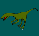 Dibujo Velociraptor II pintado por HUGITOUVITO