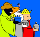 Dibujo Los Reyes Magos 3 pintado por bentenison