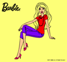 Dibujo Barbie moderna pintado por samilela