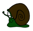 Dibujo Caracol  pintado por cccc