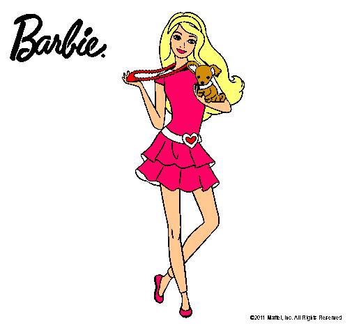 Barbie y su mascota